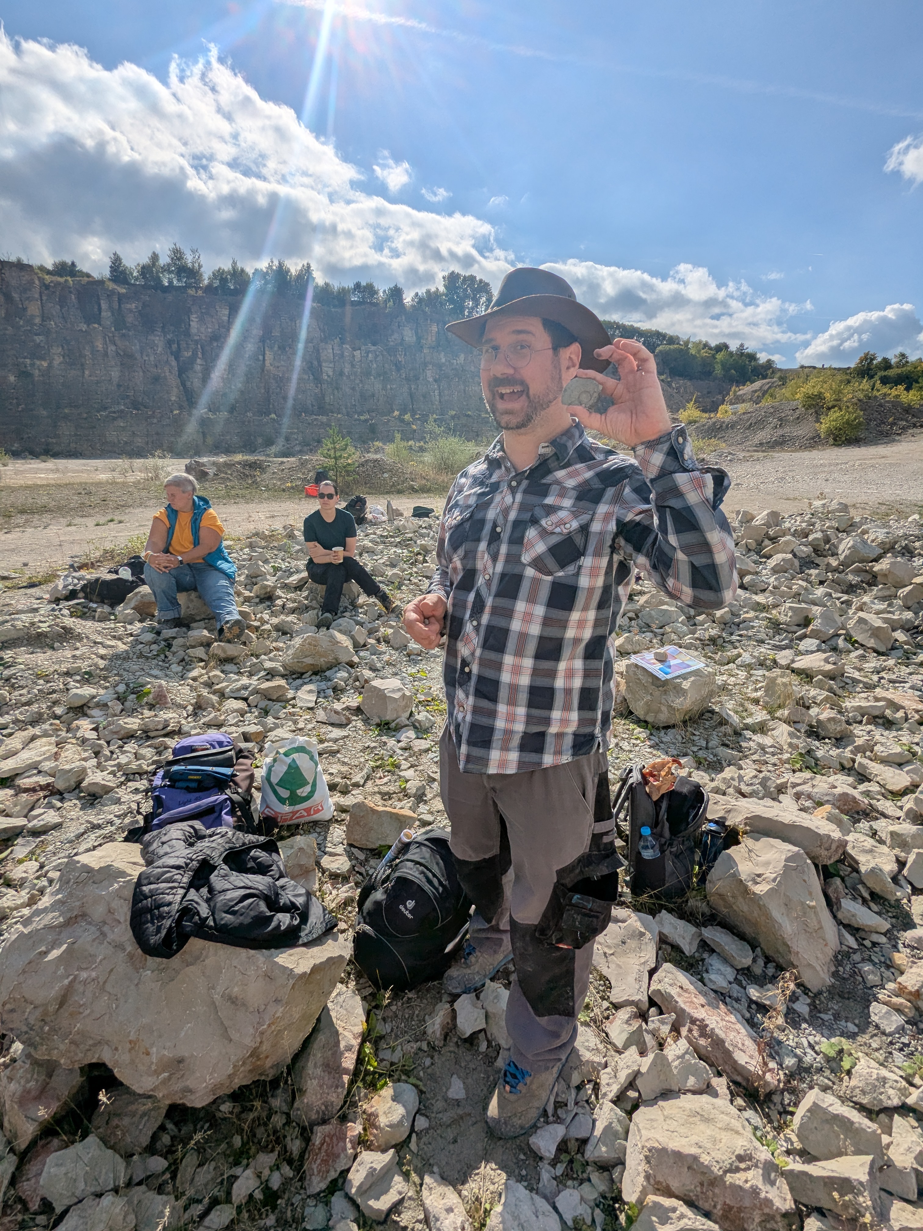 Glückliche Sammler in Gräfenberg (Foto: I. Feichtinger)
