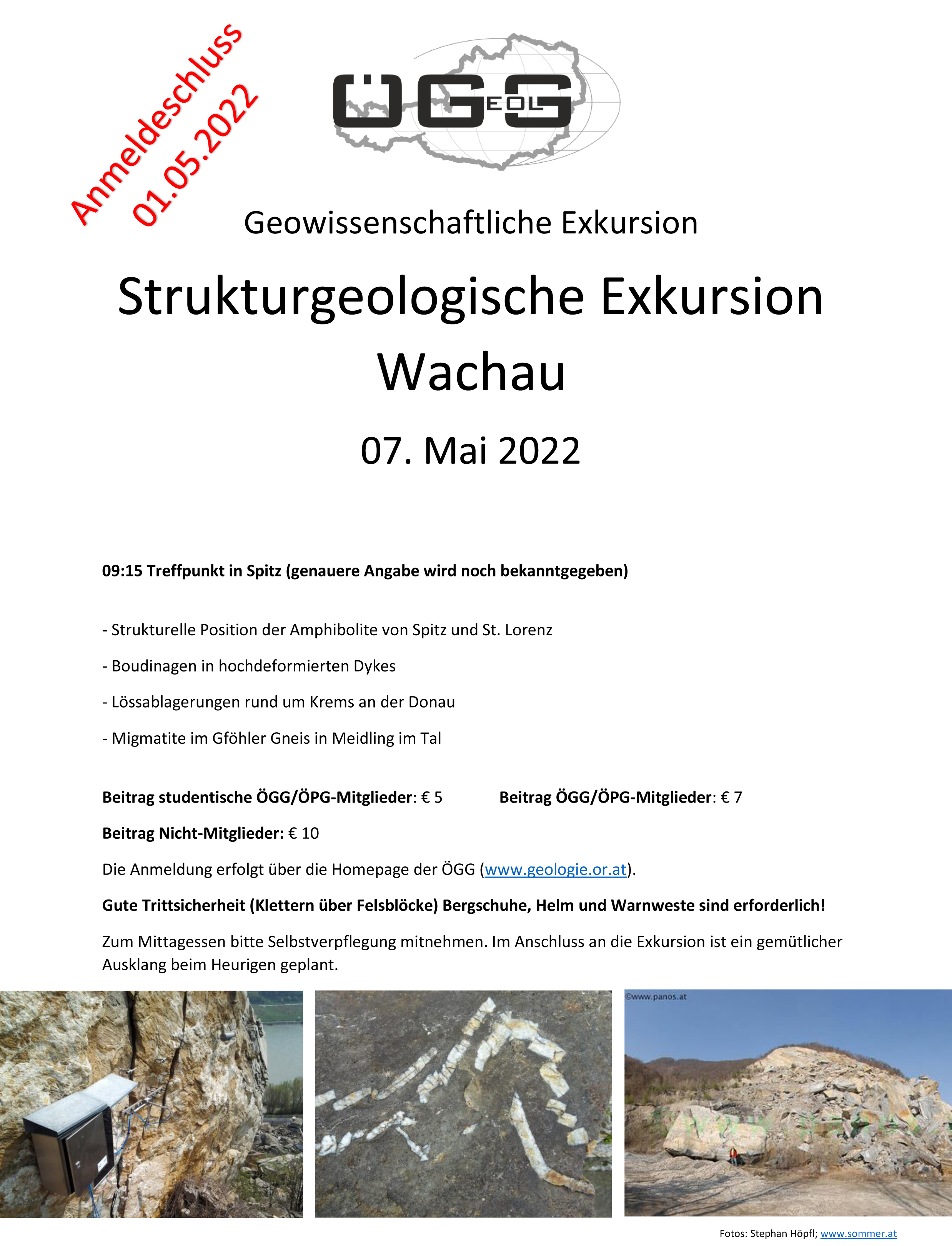 2022 Wachau Geowissenschaftliche Exkursion